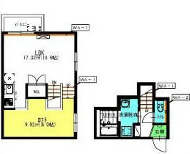 RadIAnce笠寺【201号室】の間取り