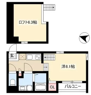 ヴィータ+N【1階】の間取り