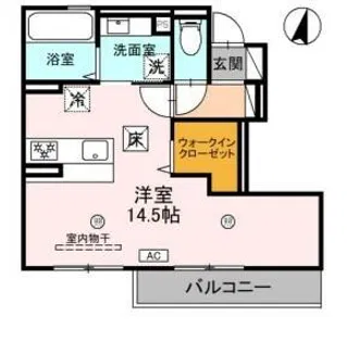 タウンさらⅡ【1階】の間取り