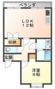 ローズハイツ【202号室】の間取り