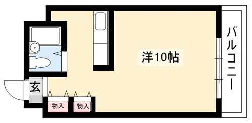八晃ビル【405号室】の間取り