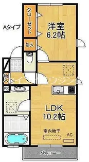 セピアコート住吉大社【2階】の間取り