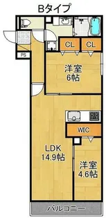 La Mia Casa上住吉【1階】の間取り