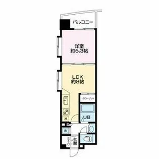 コンソラーレ同心【10階】の間取り