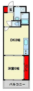 ウイングスミュゼ【2階】の間取り