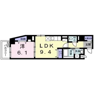 フェリオ・ヴィヴァーチェ【6階】の間取り