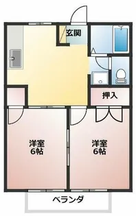 セ・ジュールY【202号室】の間取り