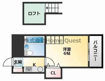 ハウスランド布施【2階】の間取り