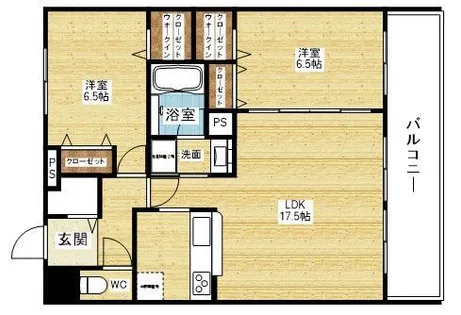 セノアタワー新大阪【11階】の間取り
