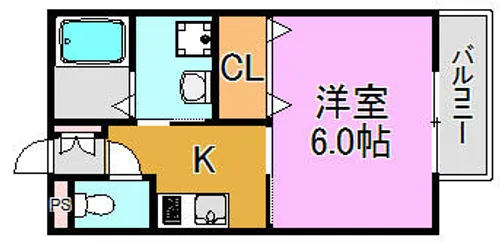 フォーチュンハウスラブ【2階】の間取り