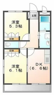 メゾン グランドソレイユ【103号室】の間取り