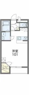 レオパレス大阪狭山II【1階】の間取り