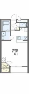 レオパレス大阪狭山II【1階】の間取り