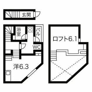 ao【101号室】の間取り