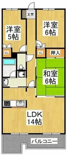 ディオ・フェルティ狭山西山台【2階】の間取り