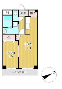 ノーウェジアンウッド石山寺【1階】の間取り