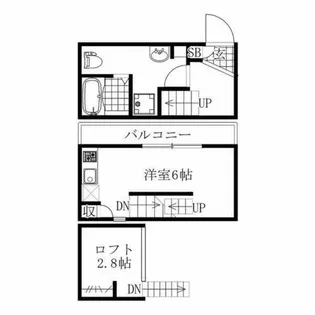 LE COCON好本町【101号室】の間取り