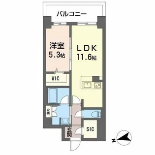 ケイマン【4階】の間取り