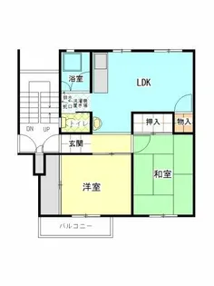 公社賃貸SMALIO 香里三井B【19-408号室】の間取り
