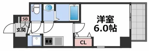 ウインズコート城北パーク【8階】の間取り