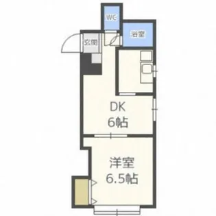 ジュネス札幌【4階】の間取り