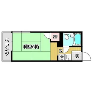 レジデンス沢多【201号室】の間取り