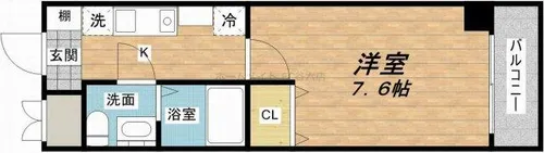 アーデン和泉町【9階】の間取り