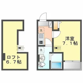 パルティーレ【203号室】の間取り