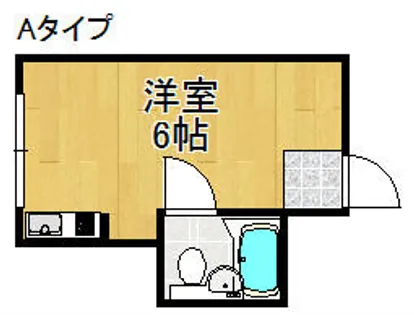 フォレストゲート岸里東【5階】の間取り