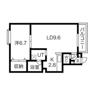 パークマンション【1階】の間取り