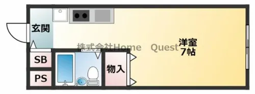 大和ハイツ【23号室】の間取り