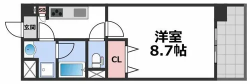 ディアコート・ハナテン【5階】の間取り