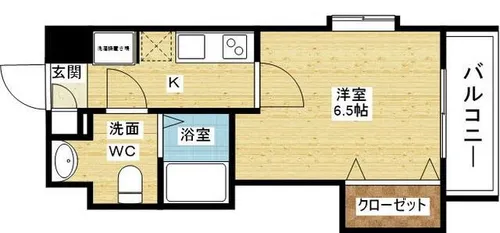 フレンシアノイエ東三国【7階】の間取り