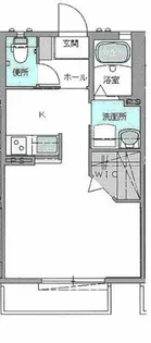 クラヴィエ広田【106号室】の間取り