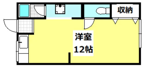 庄ハイツ【202号室】の間取り