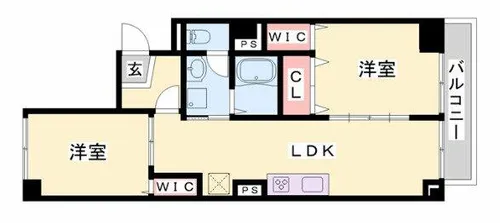 エムライズ大観町【5階】の間取り