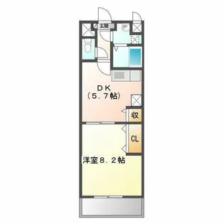 タカラピュア【4階】の間取り