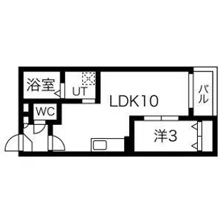 Warren hoshizakiⅢ【3階】の間取り