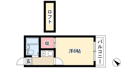 マイルストーン本陣Ⅱ【1階】の間取り