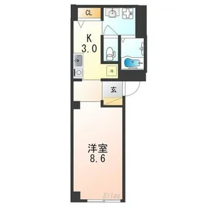 COCO下鴨【3階】の間取り