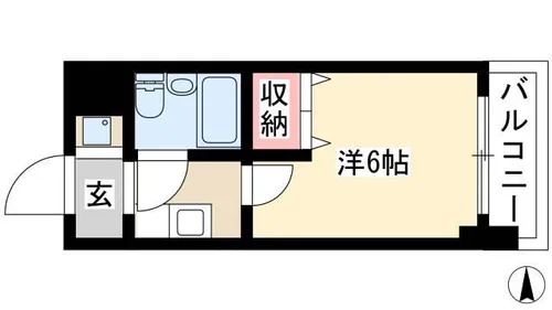 レジデンスヒカリ【2階】の間取り