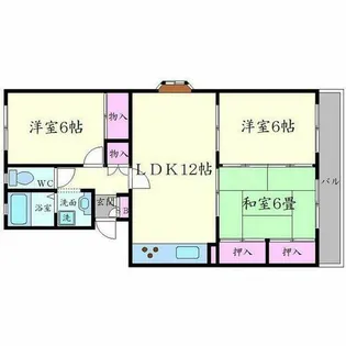 フォルク北千里N棟【4階】の間取り