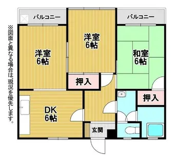 サーフサイドビル到津【202号室】の間取り