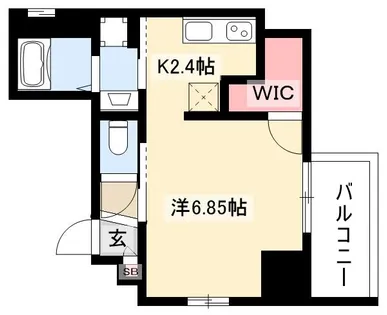 CasaAvenueIkeshita【403号室】の間取り