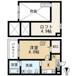 LaTerre庄内通【1階】の間取り