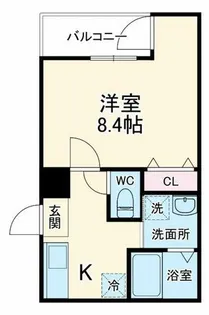 フジパレス塚本駅西Ⅰ番館【1階】の間取り