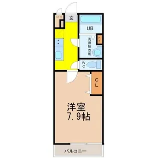 サンキエム【2階】の間取り