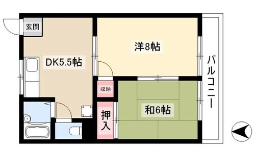 アネックス鬼頭【2階】の間取り