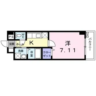 ベリエ太秦【2階】の間取り