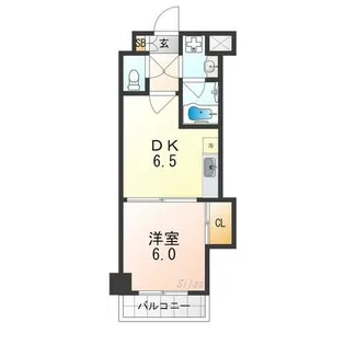 クレオシティ【5階】の間取り